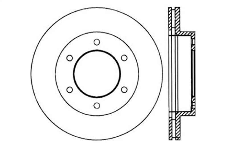 StopTech Slotted & Drilled Sport Brake Rotor