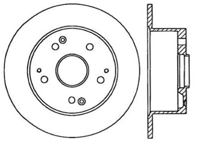 StopTech Slotted & Drilled Sport Brake Rotor