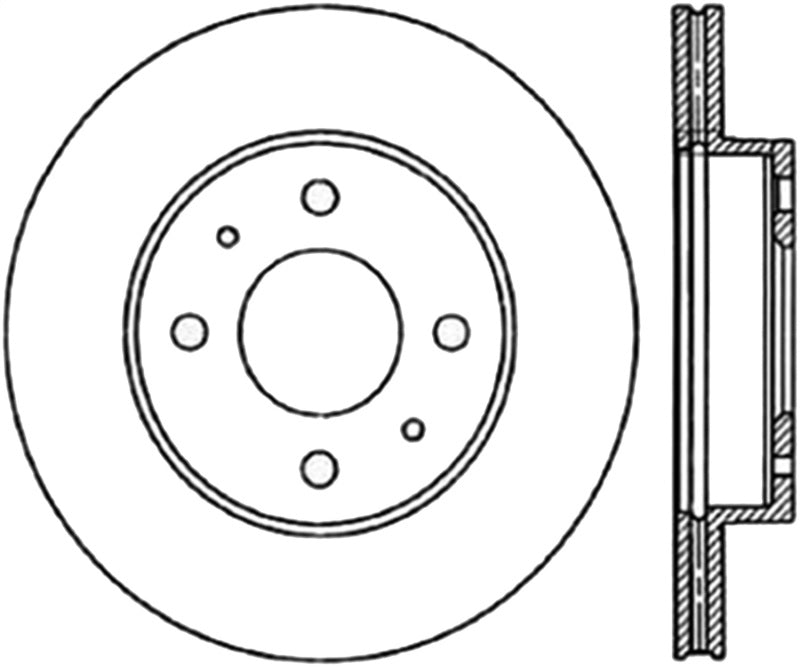 StopTech Slotted & Drilled Sport Brake Rotor