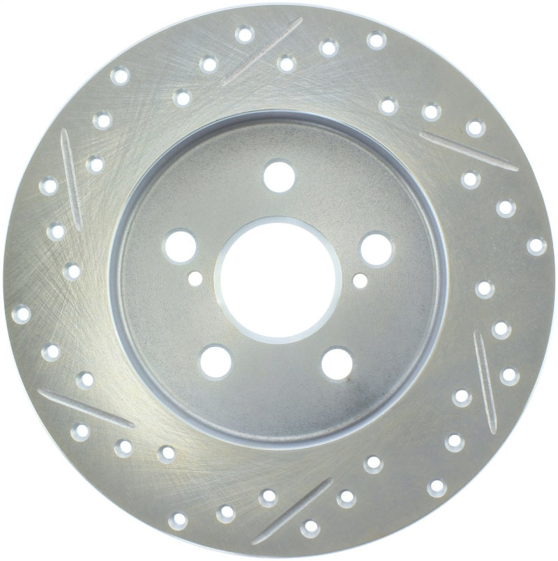 StopTech Select Sport Drilled & Slotted Rotor - Rear Left