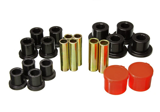 Energy Suspension 98-11 Ford Ranger 2/4WD Rear Leaf Spring Bushing Set - Black