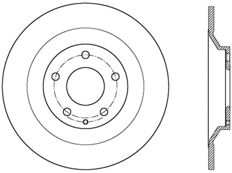 StopTech Slotted Sport Brake Rotor