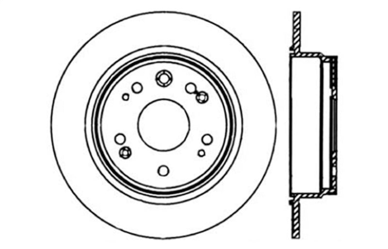 StopTech Slotted & Drilled Sport Brake Rotor