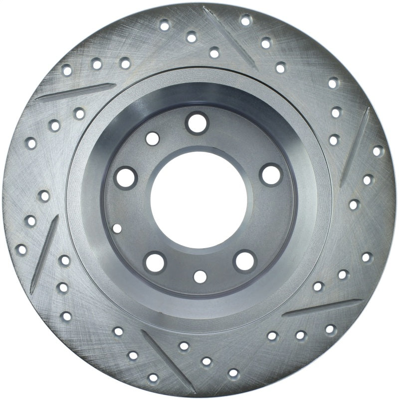 StopTech Select Sport 06-15 Mazda Miata MX-5 Slotted & Drilled Vented Right Rear Brake Rotor