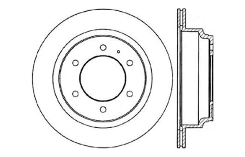 StopTech Slotted & Drilled Sport Brake Rotor