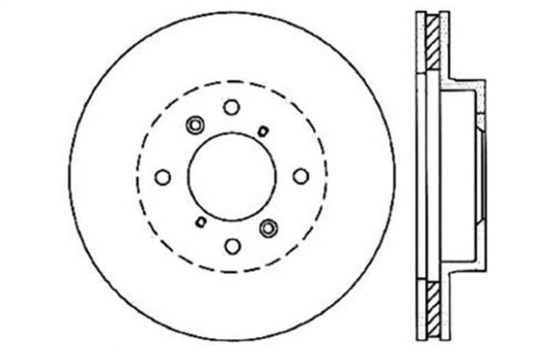 StopTech Slotted & Drilled Sport Brake Rotor