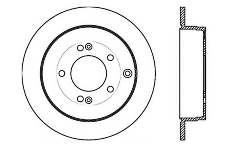 StopTech Slotted & Drilled Sport Brake Rotor