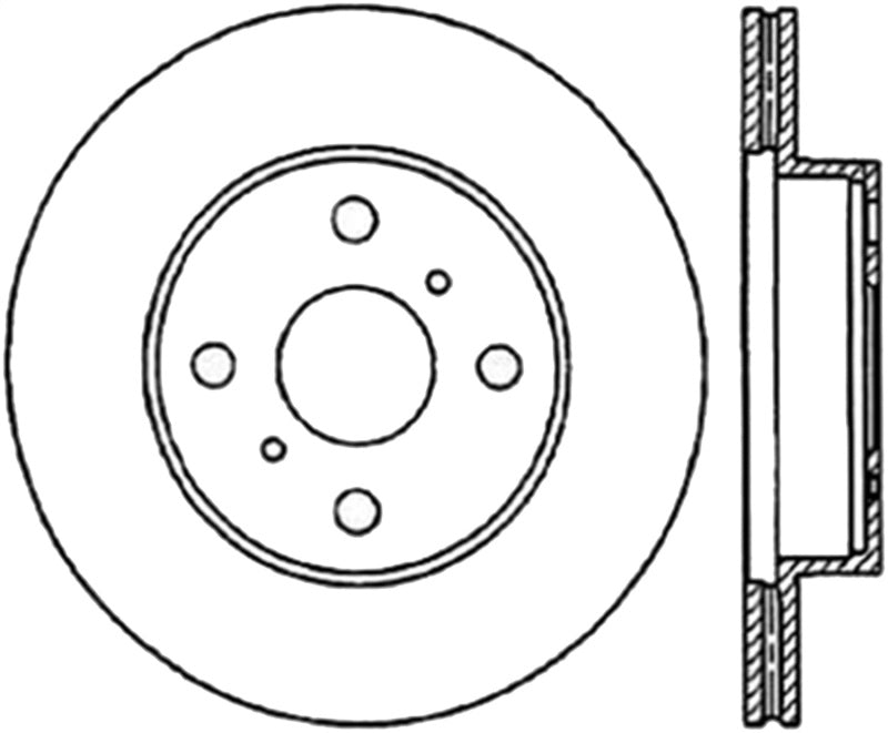 StopTech Slotted & Drilled Sport Brake Rotor