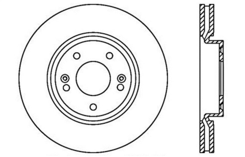 StopTech Slotted & Drilled Sport Brake Rotor