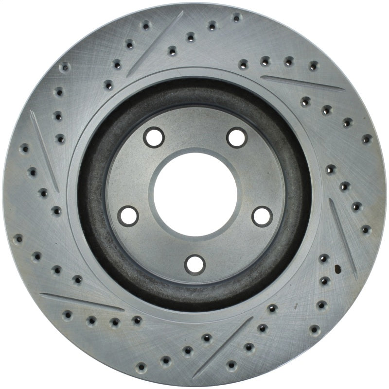 StopTech Select Sport Drilled & Slotted Rotor - Front Right