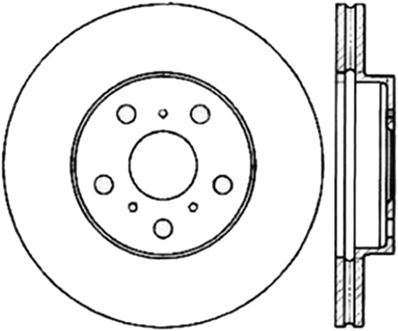 StopTech Slotted & Drilled Sport Brake Rotor