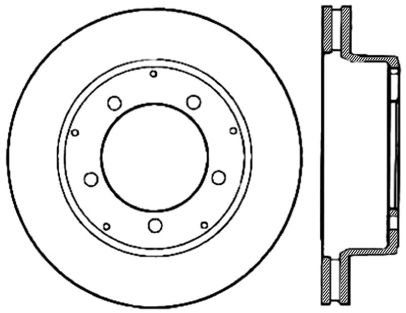 StopTech Sport Slotted Rotor - Front Left